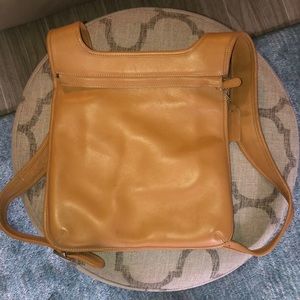 Coach leather backpack